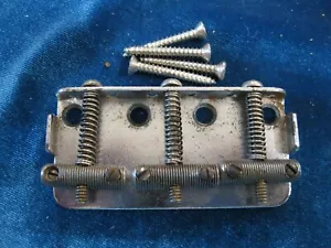 PUENTE DE GUITARRA #1 de colección Fender DuoSonic o MusicMaster de principios de 1960 - Imagen 1 de 9
