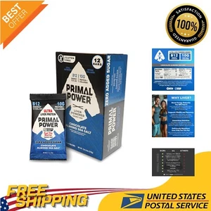 12-Pack Liver Energy Bars - Gluten-Free, 10g Protein, B12 Boost - Chocolate A... - Picture 1 of 8