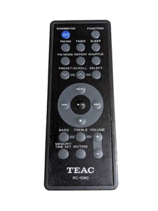Sistema de audio TEAC RC-1090 genuino OEM control remoto probado batería nueva incluida - Imagen 1 de 6