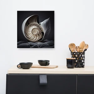 Modern Art Shell Canva - Picture 1 of 6