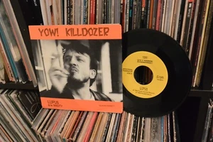 Killdozer Rare Punk 7" Yow! Lupus/Nasty On Touch And Go +Pic Sleeve VG++ - Photo 1/2