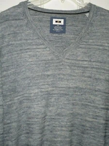 Joseph Abboud Mens L/S Gray Polycotton V-Neck Sweater NWOT - Size 2X - Picture 1 of 2