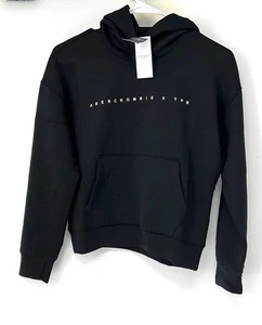 Abercrombie kids NWT YPB hoodie boys 11/12 Black - Picture 1 of 6