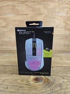 ROCCAT Burst Pro Extreme Lightweight Optical Gaming Mouse White ROC-11-748 NEW - Picture 1 of 3