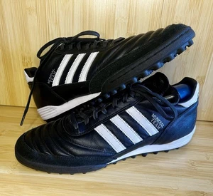 Adidas Mundial Team Turf Negro Nube Blanco Zapato de Fútbol Atlético para Hombres 10.5 019228 - Imagen 1 de 7