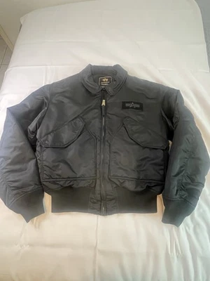 Vintage Alpha Industries CWU 45 Pilot Bomber Jacket Size XL. - Image 1 of 4