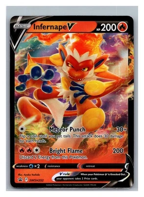 SWSH: Sword & Shield Promo Cards #SWSH252 Infernape V - Image 1 of 2
