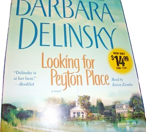 AUDIO BOOK:  'Looking For Peyton Place'  By Barbara Delinsky  4 CDs Abridged  Y7 - Bild 1 von 1