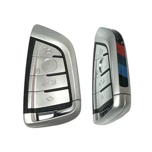 Carcasa de llave remota de 4 botones para BMW Serie 3 4 5 7 X1 X3 X5 X6 F FEM F15 F16  - Imagen 1 de 13