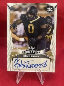 2023 Leaf Draft #BA-KT1 Kobie Turner RC Auto - Picture 1 of 3