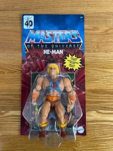 Great Master Of The Universe Origins 40th Anniversary He-Man MOTU Figur Neu mit Etikett - Bild 1 von 13