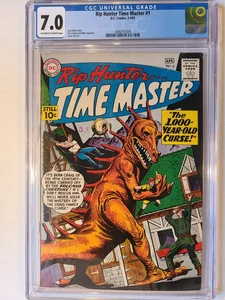 RIP HUNTER TIME MASTER # 1 DC 1961 CGC 7.0 ANDRU AND ESPOSITO COVER & ART - Picture 1 of 2