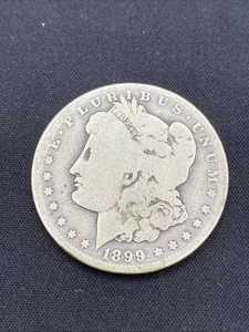 Dólar de plata O Morgan 1899 90 % - Imagen 1 de 2