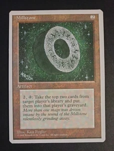 Magic The Gathering Millstone 1995 Magic The Gathering cuarta edición raro poco común - Imagen 1 de 2