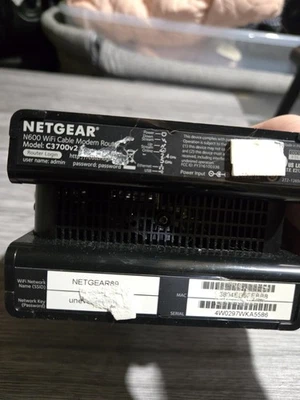 Netgear C3700 WiFi Cable Modem Router - Image 1 of 2