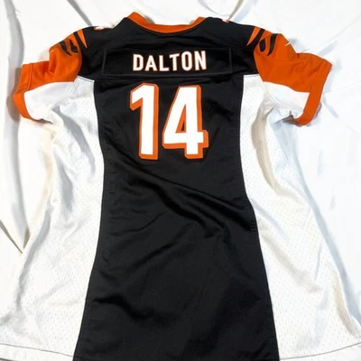 Camiseta de fútbol Nike Cincinnati Bengals Andy Dalton #14 On Field JUVENTUD L 14-16 Foto 1 de 4