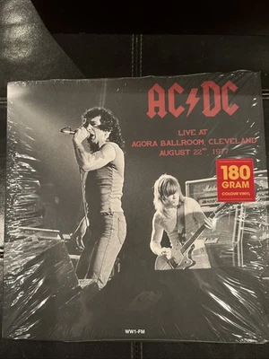 AC/DC Live At Agora Ballroom Cleveland 1977 Mint Played Once 180g Orange Vinyl Foto 1 de 4