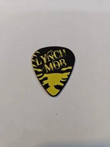 Lynch Mob George Lynch Black/Yellow Guitar Pick - 2018 Dokken - Picture 1 of 2