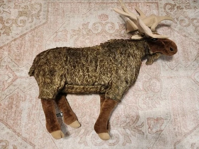 Melissa & Doug Giant Moose Lifelike Wired Plush Stuffed Animal JUMBO So Soft - Image 1 of 4