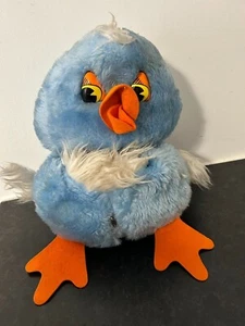 VINTAGE CHAD VALLEY CHILTERN HYGIENIC TOYS PLUSH BLUE DUCK PYJAMAS PJ HOLDER. - Picture 1 of 6