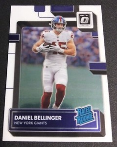 2022 Daniel Bellinger PANINI DONRUSS Optic "RATED ROOKIE" New York Giants #290