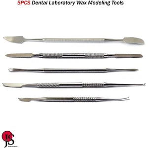 Instrumentos de modelado de cera de laboratorio dental talladores de cera cemento espátula laboratorio - Imagen 1 de 6