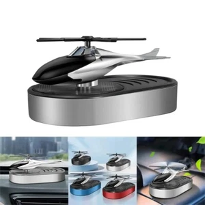 Solar Helicopter Car Perfume Ornament Set Aromatherapy Air Freshener Decor - Picture 1 of 12