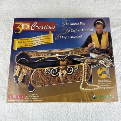 Vintage 2000 : 3D Creations: The Music Box by Wrebbit: New Factory Sealed - Image 1 of 2
