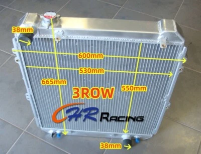 Radiatore in alluminio per Toyota Hilux 4RUNNER Surf KZN130 1KZ-TE 3.0 TD 1993-1996 - Immagine 1 di 4