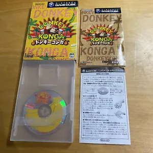 JAPANESE Nintendo Gamecube - GKGJ - Donkey Konga - Picture 1 of 9