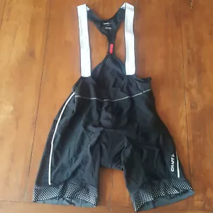 Craft Womens XXL Cycling Bibshorts Compression Shorts Bib 2XL Black Adjustable - Picture 1 of 8