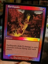 1x Foil Earthquake 7th Edition NM MTG Magic the Gathering x1