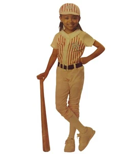 Disfraz de béisbol para niña jugadora de béisbol de California rosa talla mediana 3-4T - Imagen 1 de 1