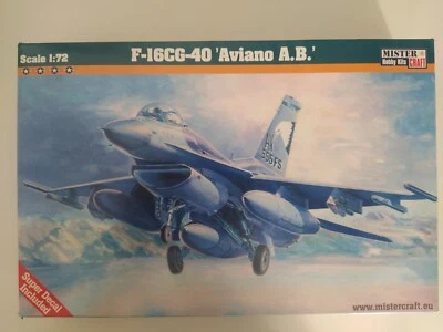 F-16CG-40'Aviano'  A.B,1:72-Mister Craft F15(SPEDIZIONE TRACCIATA) - Immagine 1 di 3