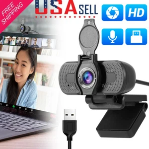 1080P Full HD USB Webcam For PC Desktop Laptop Web Camera with Microphone/FHD US - Picture 1 of 12