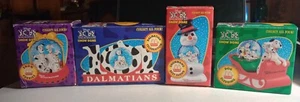 1996 McDonalds 101 Dalmatin Happy Meal Spielzeug Schneekuppeln komplettes Set neu in Verpackung - Bild 1 von 10