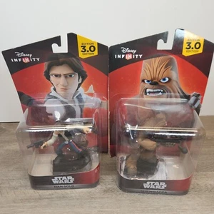 Disney Infinity 3.0 Star Wars Han Solo (Open Box) and Chewbacca (NIB) - Picture 1 of 7