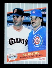 Will Clark, Rafael Palmeiro 1989 Fleer Super Star Specials #631 Giants, Cubs