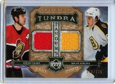  2006-07 Artifacts Tundra Tandems #TT-ZM Zdeno Chara/Milan Jurcina 16/125