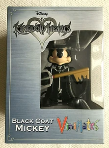 Disney Kingdom Hearts~Black Coat Mlckey~Vinimates~New~Freepost - Picture 1 of 6