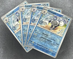 4X Pokemon TCG Poliwrath 043/167 Twilight Masquerade Reverse Holo Inglese 2024 - Foto 1 di 2