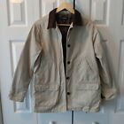 Lands End Barn Coat Women's Size SMALL 6-8 Flannel Lined
