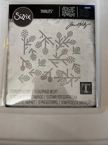 Sizzix Thinlits Die Set - Pine Patterns, 666070 by: Tim Holtz - Picture 1 of 3