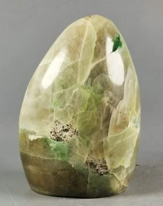 GARNIERITE Nickel Polished Green Moonstones Standup Display Stone - Madagascar - Picture 1 of 11
