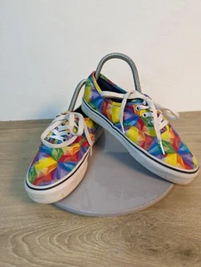 Vans Unisex Classic 721356 Geometric Multicolor Shoes Sneakers Size M 5.5 / W 7 - Picture 1 of 10