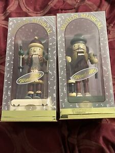 Lot of two Nutcrackers-Viva MFG Co. 1995 limited edition production, wind me up