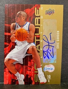 2009-10 Upper Deck ERIC GORDON #39 Signature Collection Auto! CLIPPERS