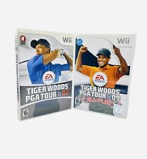 Nintendo Wii Tiger Woods PGA Tour 09 All Play & 07 Golf Game Retro Tournament US