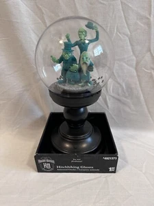 Disney Haunted Mansion Hitchhiking Ghosts Music Animated Globe Halloween Decor - Picture 1 of 3