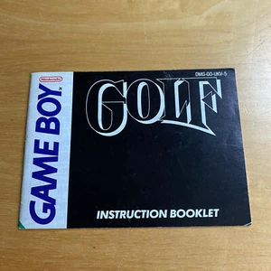 Gameboy Instruction Manual - Mario Golf - Picture 1 of 2